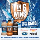 Ice Break 1 in 6 Wins Promotion 2022: Enter your code and win vouchers up to $500 at icebreak.com.au