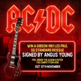 JB Hi-Fi AC/DC PWR/UP Competition: Win a Gibson 1961 Les Paul SG standard reissue signed by Angus Young