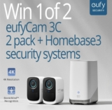 JB Hi-Fi Competition: Win 1 of 2 MyEufy eufyCam 3C 4K Wireless Home Security Systems