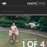 JB Hi-Fi DJI Competition: Win 1 of 4 DJI Mavic Mini Drones valued at $599 each