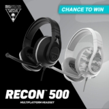 Win 1 of 2 Recon 500 headsets from Turtle Beach