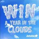 Jetstar Cloud Competition: Win one year of free travel worth up to $15,000