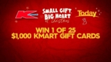 Today Show Kmart  Competition: Win 1 of 25 $1000 Kmart gift vouchers at todayshow.com.au