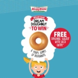 Krispy Kreme Dream Doughnut Competition: Win up to a year’s supply of Original Glazed doughnuts