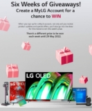 LG Australia MyLG Competition 2022: Win a laptop, A2 OLED TV, UHD TV, cordless vacuum and more