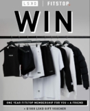 Win a $1,000 LSKD Gift Voucher + a 1 Year Fitstop Membership for you + a friend