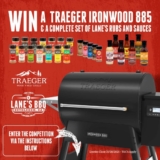 Lane’s BBQ Giveaway: Win a Traeger Ironwood 885 BBQ and more