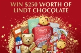 Lindt Christmas Competition: Win 1 of 100 Collections of Lindt Chocolate worth $250