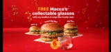 Macca’s Glasses Promotion 2021: Purchase a Family Meal and get one Macca’s Glass for free
