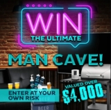 Bostik Ultimate Man Cave Competition: Win a man cave worth over $4,000