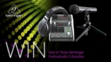 Mannys Giveaway: Win one of three Behringer Podcastudio 2 USB Bundles