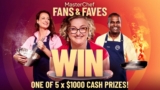 MasterChef Fans & Faves Competition 2022: Win 1 of 5 $1000 cash prizes