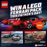 Mighty Ape Competition: Win a LEGO Ferrari Prize Pack this Father’s Day