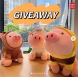 Miniso Australia Giveaway: Win 1 of 3 Piggy Gigi plush toys