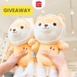 Win a Miniso Space Series Pomeranian Plush Toy Stuffed Animals Doll