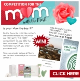 Win an Endota Spa pack valued at $280 for your Mum