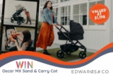 Mum Central Competition: Win the New Oscar Mx Sand + Carry Cot valued at $1,198
