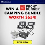 Win a camping bundle worth $654 thanks to Front Runner and My Generator