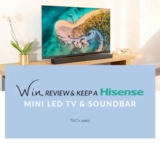 Win a Hisense Mini LED TV & Soundbar from National Product Review