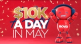 Nova FM $10k A Day In May Competition: Win up to $10,000 cash