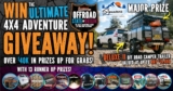Off Road Adventure Show Ultimate 4X4 Adventure Giveaway 2021: Win a share of over $40K in prizes