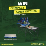 Win a Compact Camp Kitchen valued at $164 from Outdoor Connection