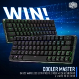 PC Case Gear Competition: Win 1 of 2 Cooler Master SK622-B Wireless Low Profile RGB Mechanical Keyboards