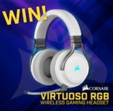PC Case Gear competition: Win a Corsair Virtuoso RGB Wireless Gaming Headset