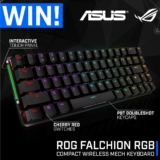 PC Case Gear Competition: Win an ASUS ROG Falchion RGB Compact Wireless Mech Keyboard