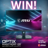 PC Case Gear Competition: Win an MSI Optix Monitor