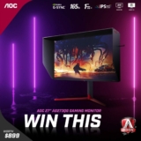 PLE Computers Competition: Win an AOC AG273QG 27″ Gaming Monitor worth $899