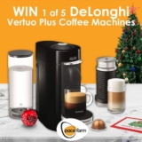 Pace Farm Christmas Coffee Competition 2019: Win 1 of 5 De’Longhi Nespresso VertuoPlus Coffee Machine
