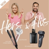 Panasonic Hers & His Giveaway: Win a Hair Straightener, Epilator and Rechargeable Shaver