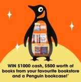 Penguin Competition: Win a Penguin bookcase + $1,000 cash + $500 worth of books