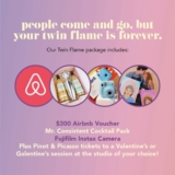 Pinot & Picasso Competition: Win a Twin Flame package including a $300 AirBnB voucher and more