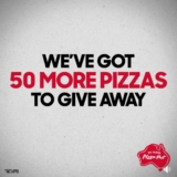 50 Years Pizza Hut Competition: Win 1 of 50 pizzas