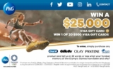 P&G Olympics Promotion: Win a $25,000 Visa gift card at pgpromotion.com.au/olympics