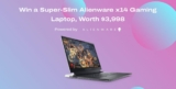 Win a Super-Slim Alienware x14 Gaming Laptop worth $3,998 thanks to Popsugar