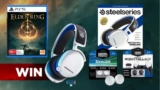 Win 1 of 3 Elden Ring prize packs valued at $540+ including a SteelSeries Arctis 7P+ PS5 Headset and more