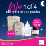Priceline Competition: Win 1 of 4 Ultimate Sleep Packs valued at over $300
