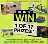 RYOBI Short Cuts Competition: Win a share of over $20,000 in prizes
