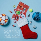 Win 1 of 3 Rebel Sport gift cards valued at up to $100