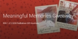 Meaningful Memories Giveaway: Win 1 of 2 $200 RedBalloon gift vouchers