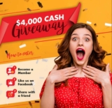 Red Dot $4,000 cash giveaway: Win $4,000 cash