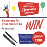 Win a Remington Illusion 25-38mm Curling Wand and Illusion AirStyler