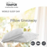 Tempur World Sleep Day Giveaway: Win 2 Tempur pillows