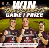Auswide Bank Competition: Win a VIP Maroons Game 1 Experience for you and a friend