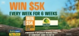 Somersby Win $5K Promotion: Win $5,000 every week for 6 weeks at somersbypromos.com.au