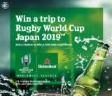 BWS Heineken Rugby World Cup Competition: Win a trip to Rugby World Cup Japan 2019 and a coin toss experience