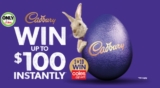 Cadbury Easter Promotion: Win Coles gift cards up to $100 at cadburyeasterpromotion.com.au